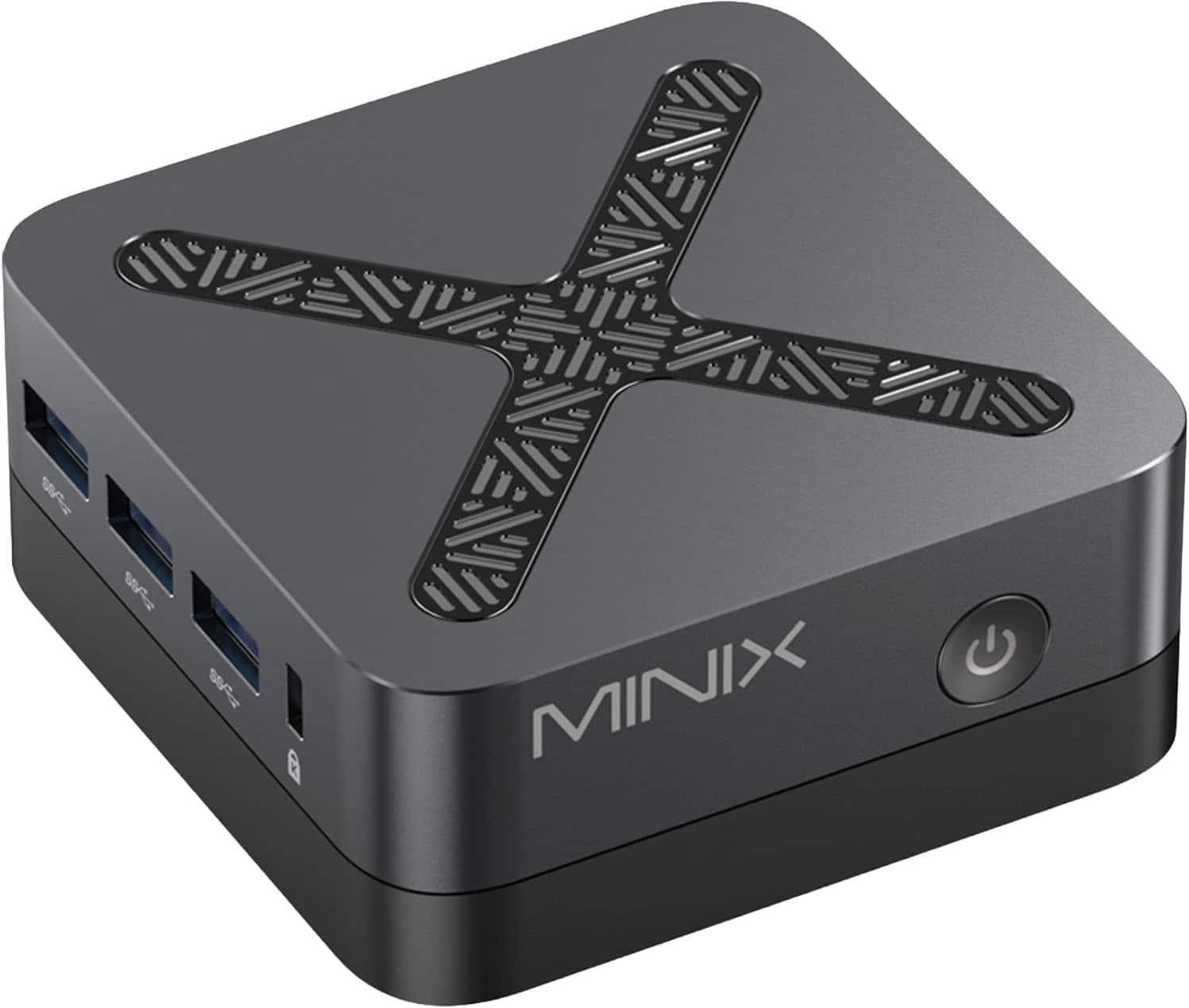 MINIX - Z95 Mini Desktop PC, Intel N95, 16 GB RAM, 512GB SSD - Black - Front_Zoom