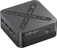 Front. MINIX - Z95 Mini Desktop PC, Intel N95, 16 GB RAM, 512GB SSD - Black.