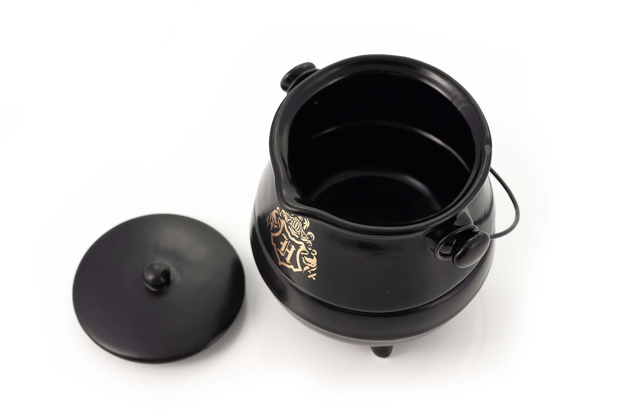 Alt View 1. Seven20 - Harry Potter Tea-For-One Cauldron Teapot And Cup Set | Featuring Hogwarts Crest - Brown.