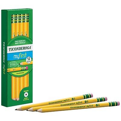 Ticonderoga myfirst  
The World's Best Pencil  
12  
Sharpens Easily  
15"