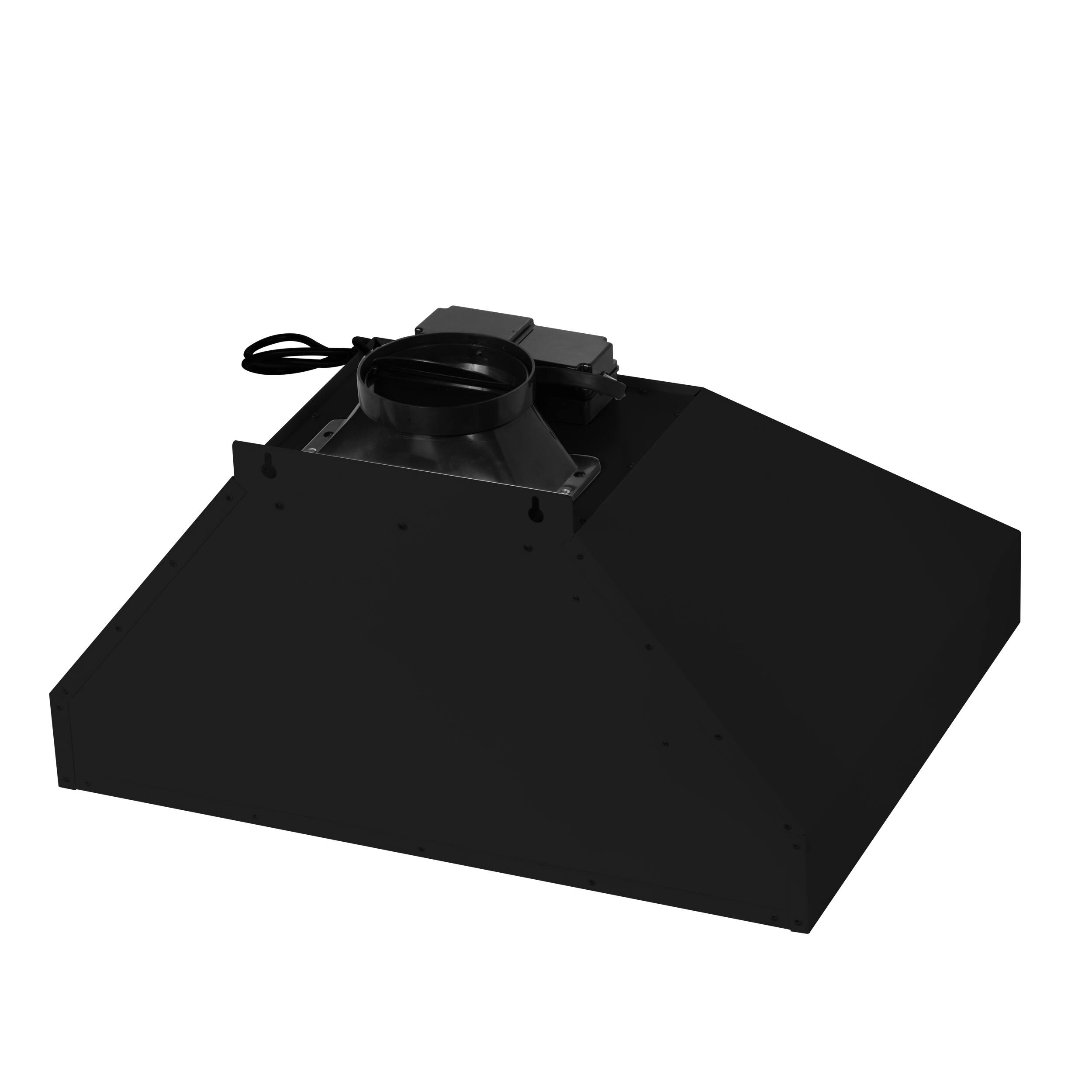 Back. Forno Appliances - Aria 30 in. Convertible Wall-Mounted Range Hood - Black.