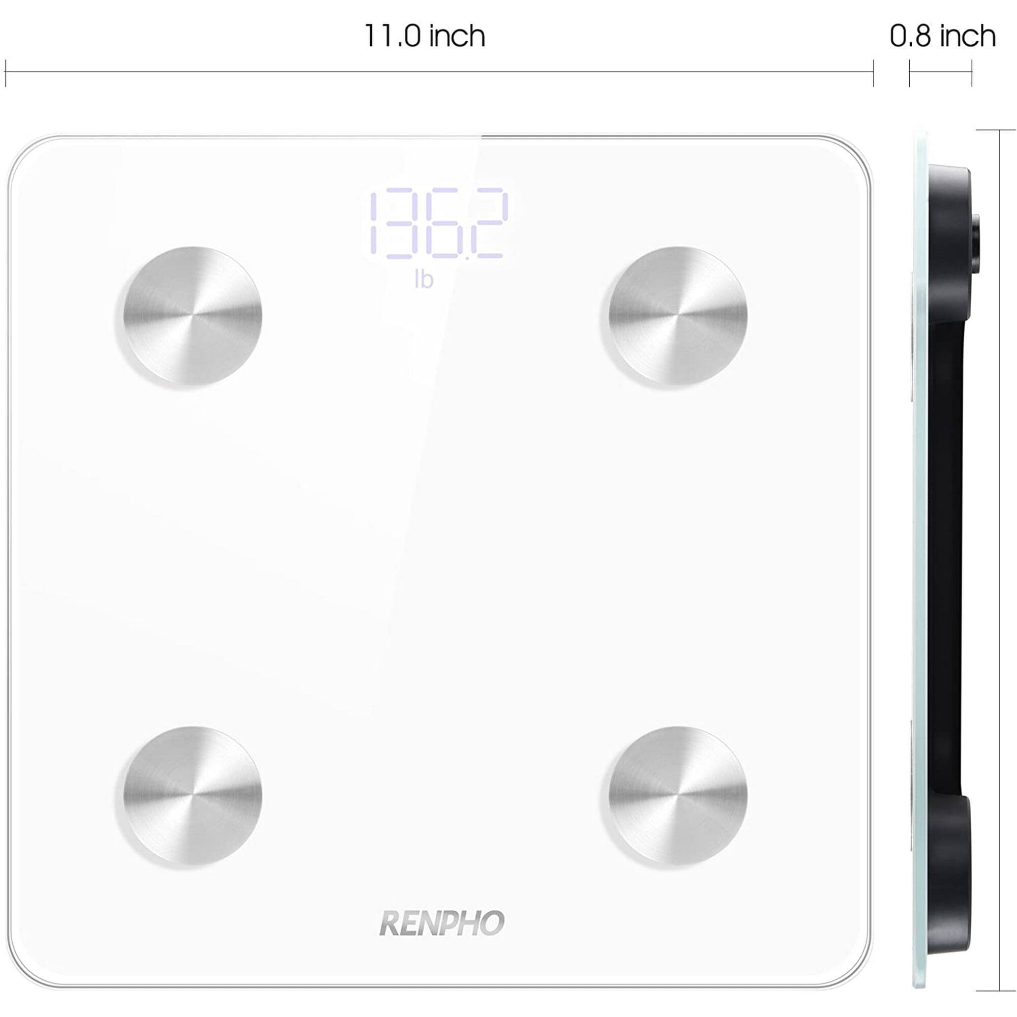 11.0 inch  
0.8 inch  
136.2 lb  
RENPHO