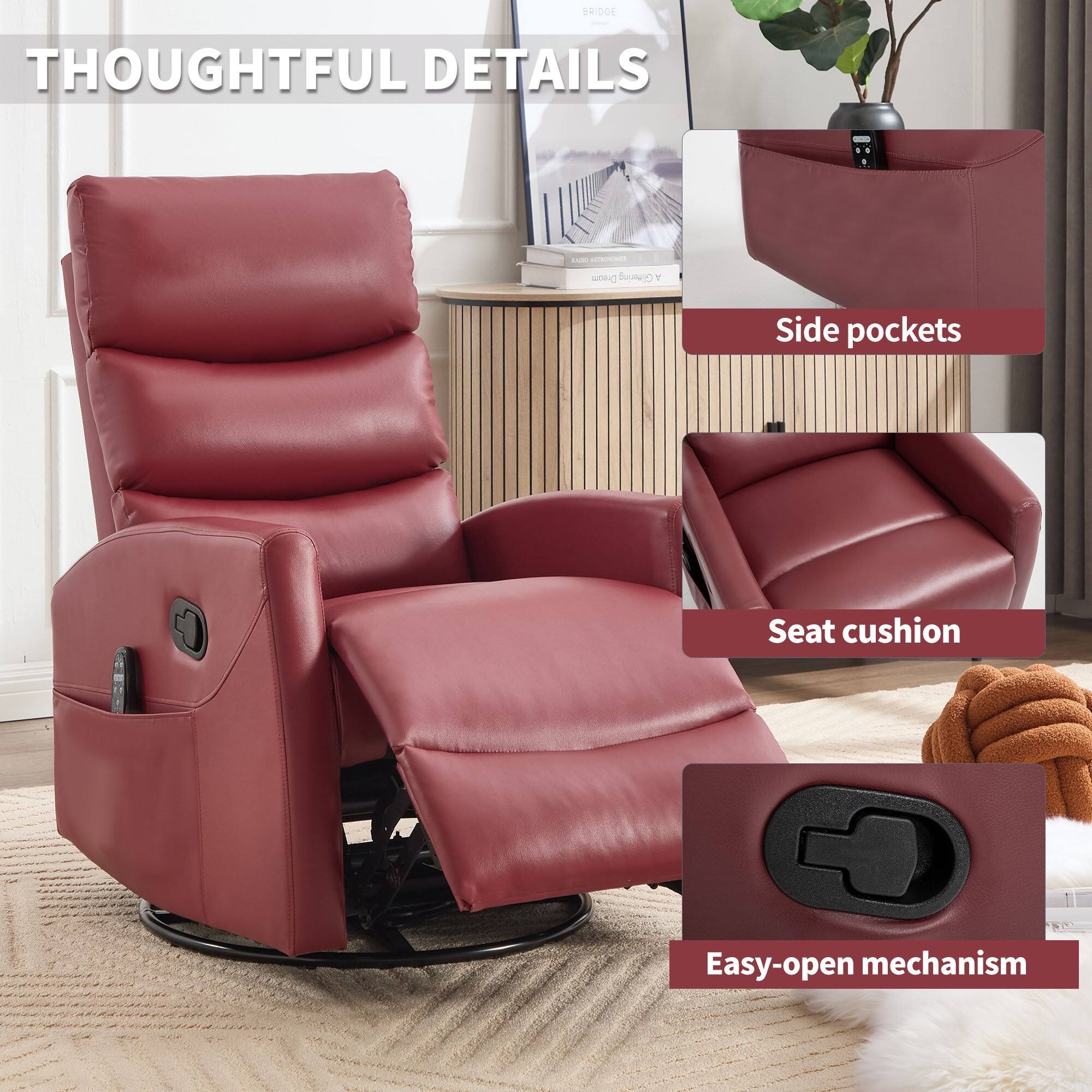 THOUGHTFUL DETAILS

- Side pockets
- Seat cushion
- Easy-open mechanism