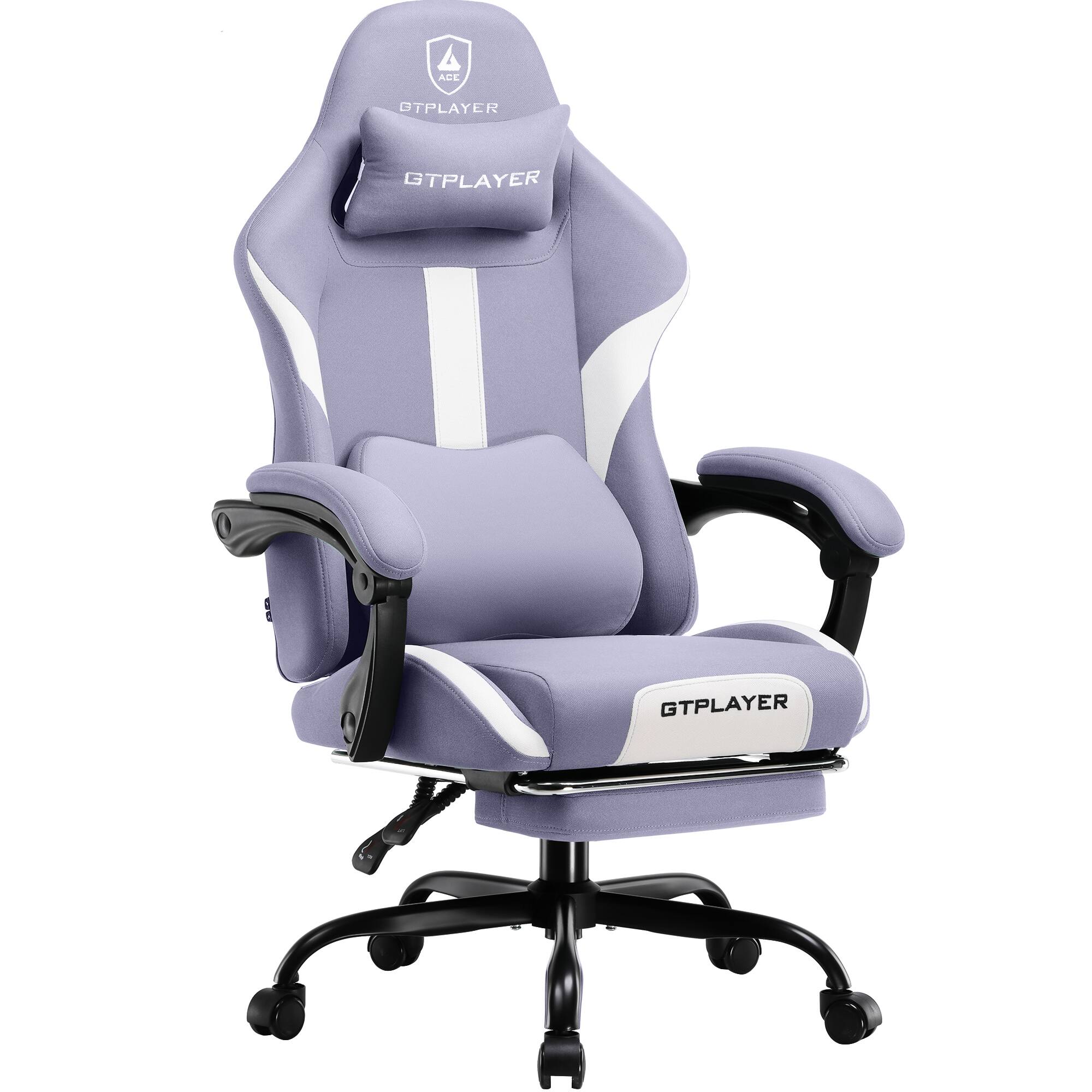 GTPlayer - GT905 Adjustable Gaming Chair with Breathable Fabric - Purple
