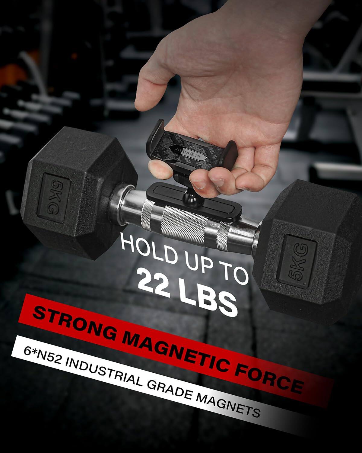 ARPSCaI 5KG HOLD UP 5KG 22 LBS STRONG 6*N52 INDUSTRIAL GRADE MAGNETS