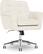 Angle. Serta - Ashland Memory Foam & Twill Fabric Home Office Chair - Ivory.