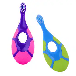 Kitcheniva - Children's Non-Slip Toothbrush 2 Pcs
