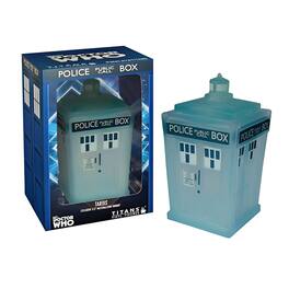 Titan - Doctor Who 4.5" TARDIS Vinyl Figure, Materializing Variant - Blue