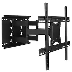 Front. Mount-It! - Full Motion TV Wall Mount for 37–80" – 132 lb Capacity, 13.5" Extension, Swivel & Tilt, VESA Compatible - Black.