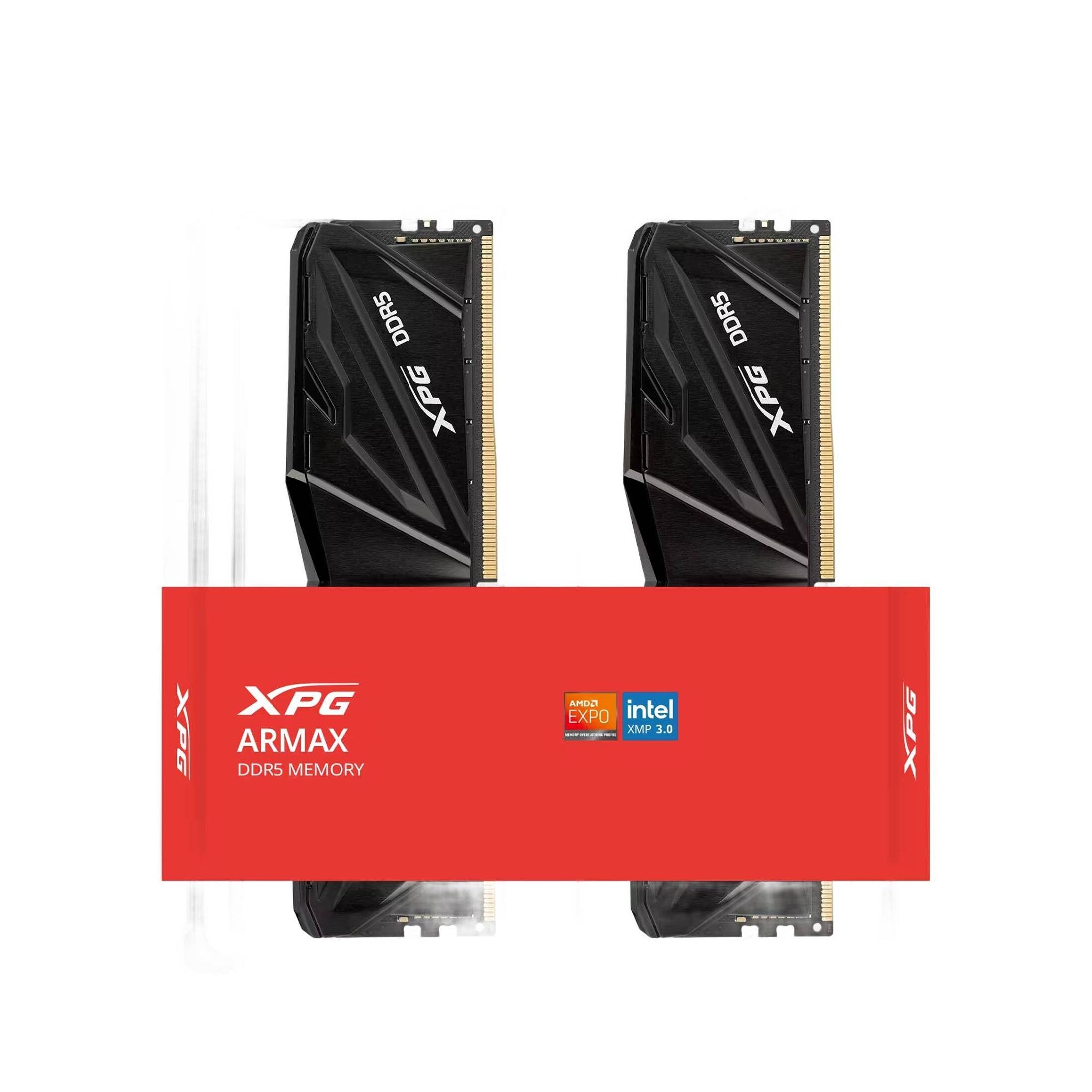XPG ARMAX DDR5 6000 16GB Desktop Gaming RAM, XMP 3.0, U DIMM Black