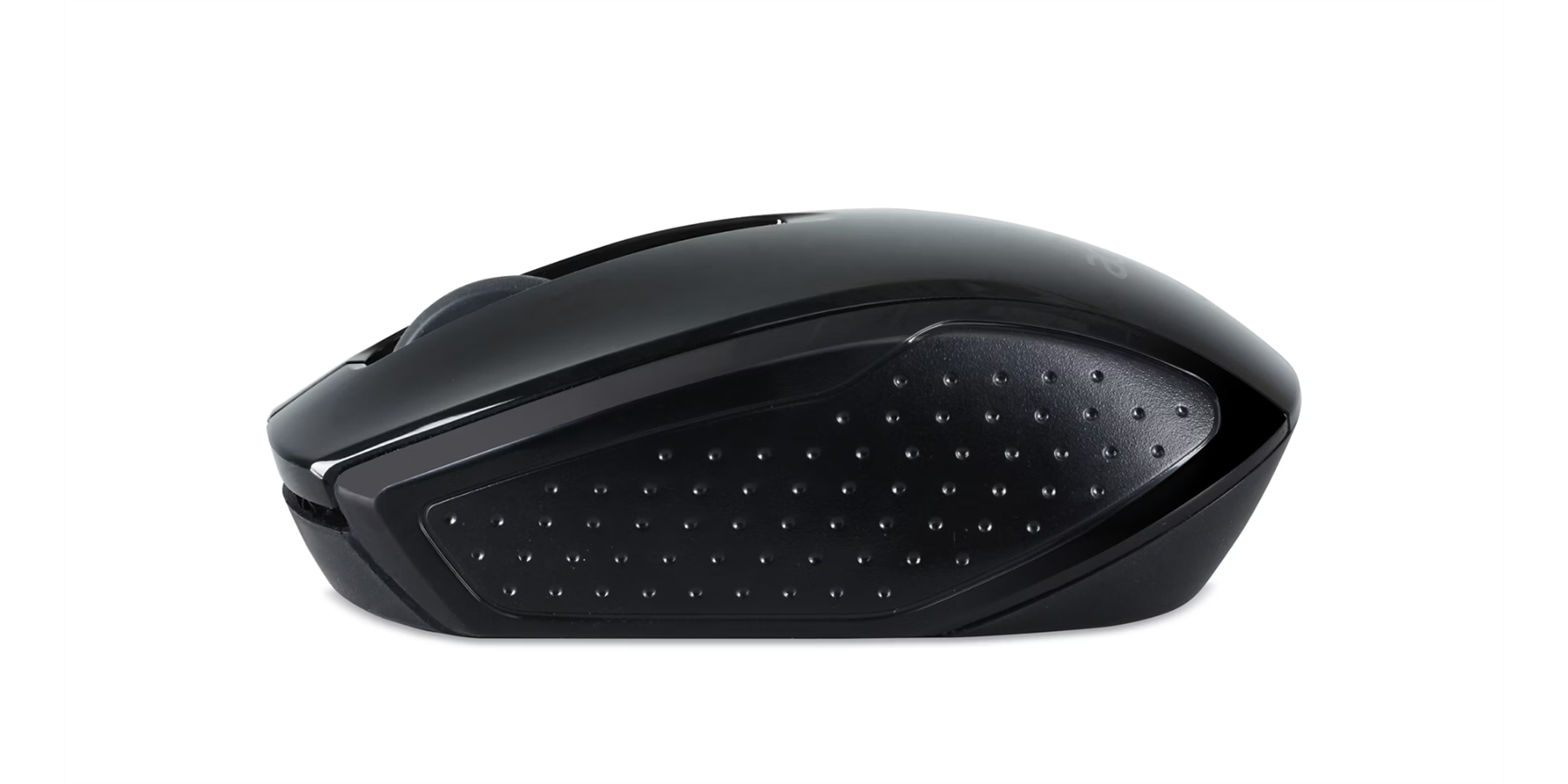 Back. Acer - RF Wireless Mouse M501 – USB Plug & Play, Ambidextrous, Compatible with Chromebook, Windows & Mac - Black.