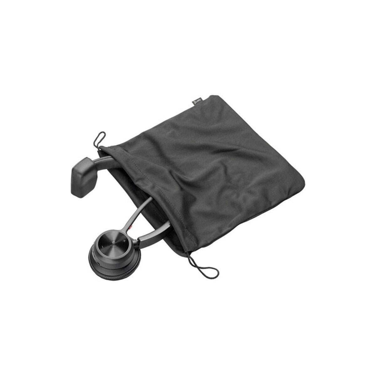 Alt View 4. HP - HP Poly Voyager 4310 UC Wireless Monoaural Headset with USB-A Adapter, Microsoft Teams Certified - Black.