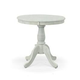 Carolina Chair & Table - Fairview 30" Round Pedestal Dining Table - Whitewash