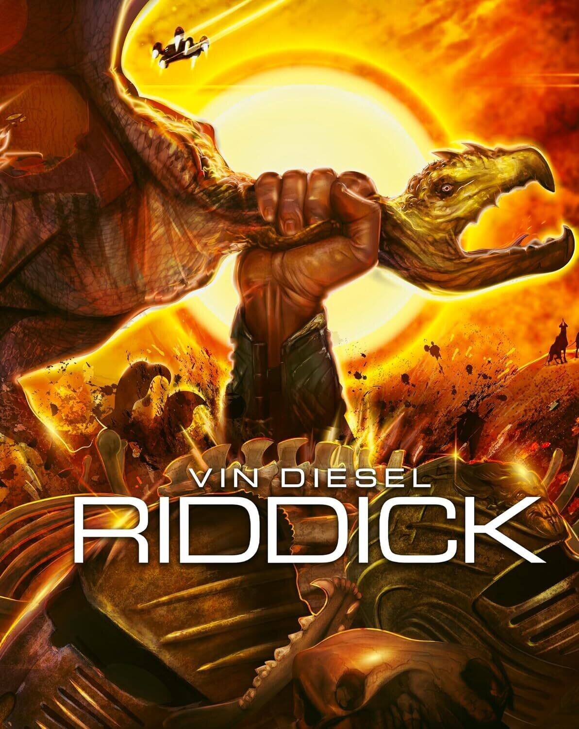 Riddick (Steelbook)   - 4K Blu-Ray [4K Ultra HD Blu-ray]
