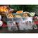 Alt View 4. MegaChef - MegaChef Buffet Server & Food Warmer With 3 Removable Sectional Trays , Heated Warming Tray and Removable Tray Frame - Silver.