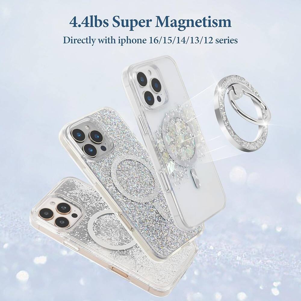 4.4lbs Super Magnetism  
Directly with iPhone 16/15/14/13/12 series