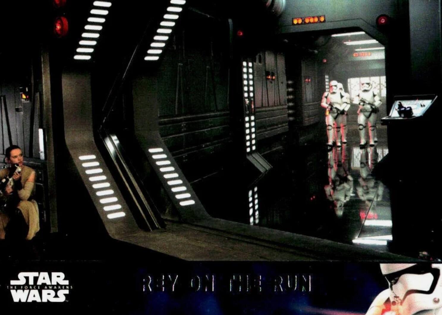 STAR THE FORCE AWAKENS WARS  
REY ON THE RUN