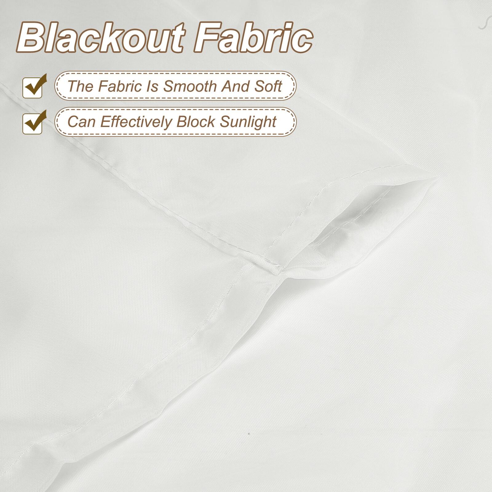 Blackout Fabric

- The Fabric Is Smooth And Soft
- Can Effectively Block Sunlight