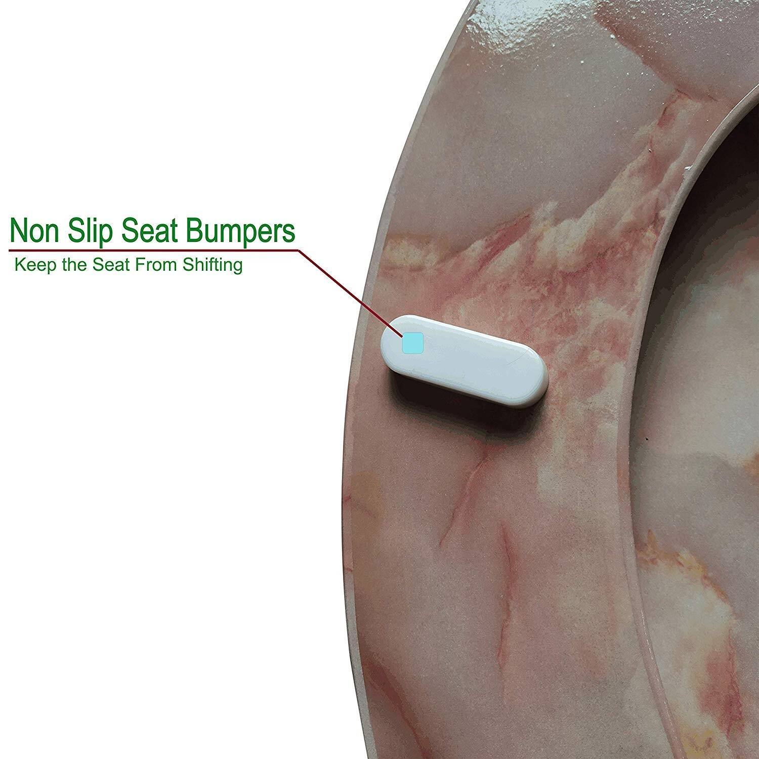 Non Slip Seat Bumpers  
Keep the Seat From Shifting