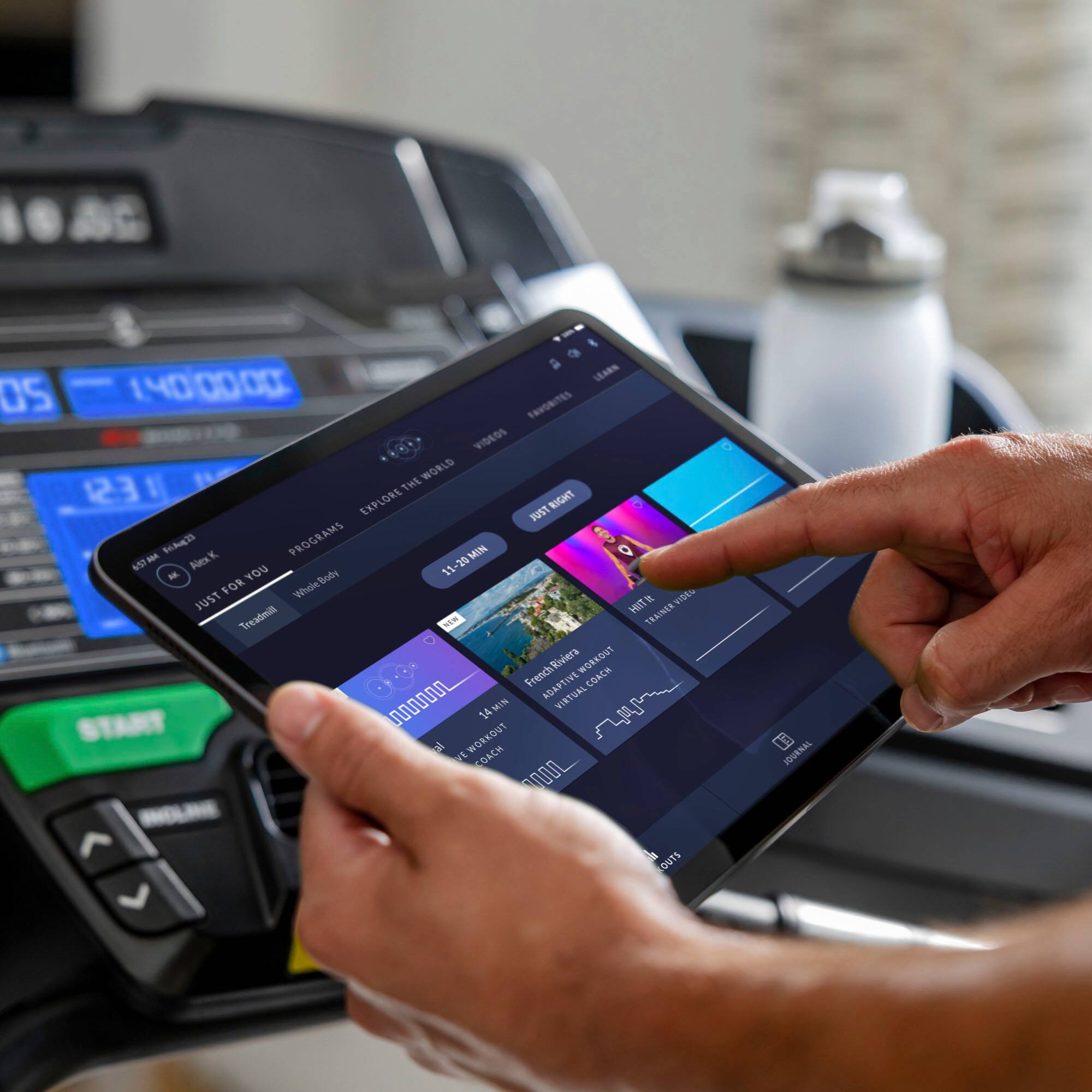 The text on the image reads:

"LEARN 20 MINUTES 000 0000 FAVORITES VIDEOS WORLD EXPLORE RIGHT SUST SCHEDULE PROGRAMS 4DO AlexK MIN D 65 11 20 H YOU Body FOR Whole VISEL sUST HT I Treadmi WER TRAINER French Rivera WORKOUT COACH ADAPTIVE VIRTUAL 14Mm WORKOUT COACH JOURNAL OUTDOOR WORKOUTS"

I have grouped and corrected the text as follows:

"LEARN 20 MINUTES FAVORITES VIDEOS WORLD EXPLORE RIGHT SUST SCHEDULE PROGRAMS 4DO AlexK MIN D 65 11 20 H YOU Body FOR Whole VISEL sUST HT I Treadmi WER TRAINER French Rivera WORKOUT COACH ADAPTIVE VIRTUAL 14Mm WORKOUT COACH JOURNAL OUTDOOR WORKOUTS"