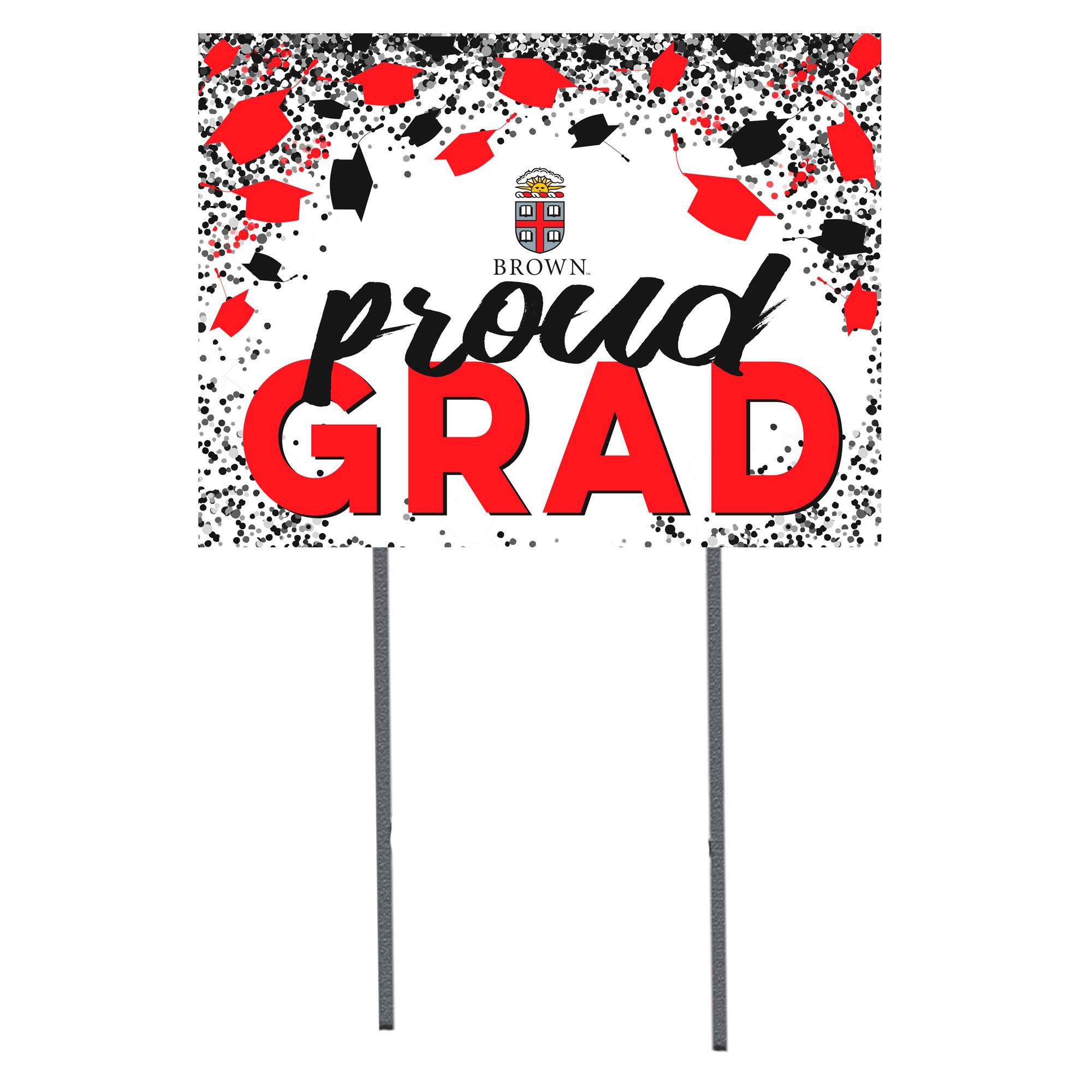 Brown Bears 18" x 24" Proud Grad Yard Sign