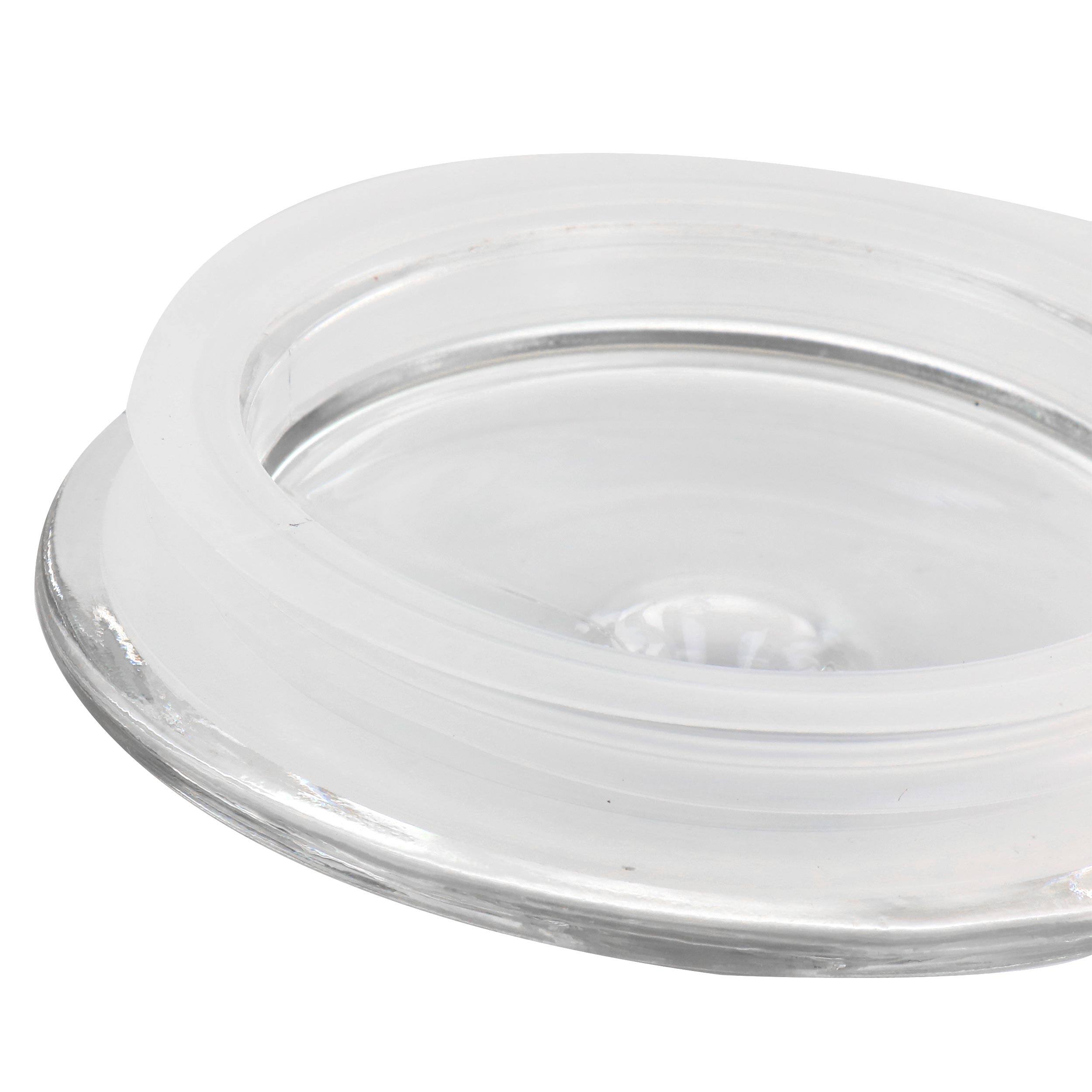 Alt View 2. Martha Stewart - Martha Stewart Mayberry Canister 4 Piece 2.1 and 1 Quart Glass Canister Set - Clear.