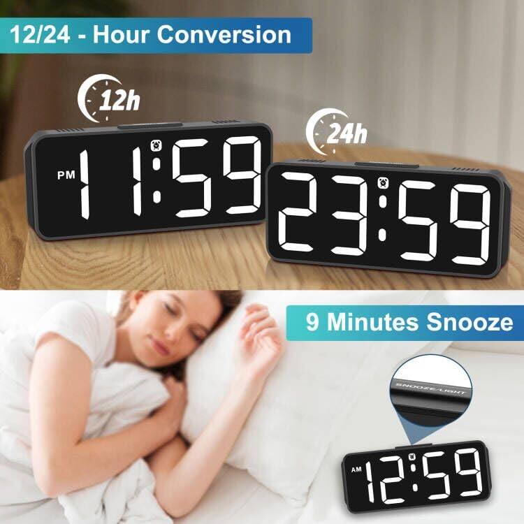 12/24 - Hour Conversion

12h: 1:59 PM

24h: 23:59

9 Minutes Snooze

AM 12:59