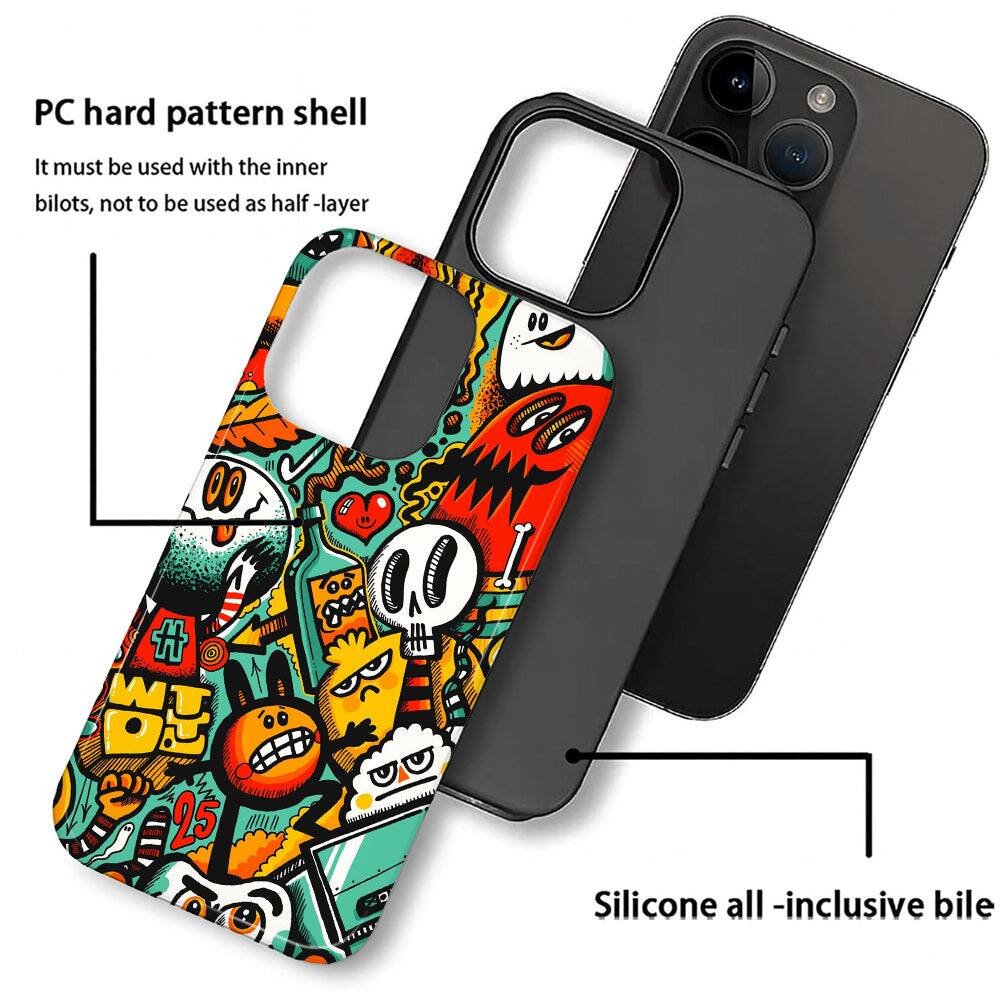 PC hard pattern shell  
It must be used with the inner bilots, not to be used as half-layer  

Silicone all-inclusive bile