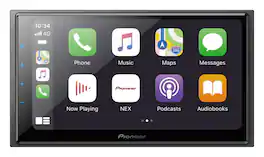 Pioneer - 6.8" Android Auto™ and Apple CarPlay® Bluetooth® Digital Media (DM) Receiver - Black