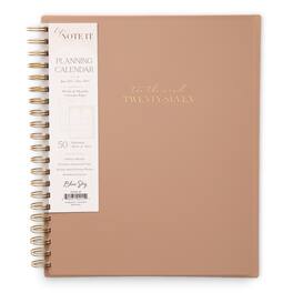 Blue Sky - Life Note It 2027 Weekly & Monthly Planner, 8.5"x11", Solid Latte