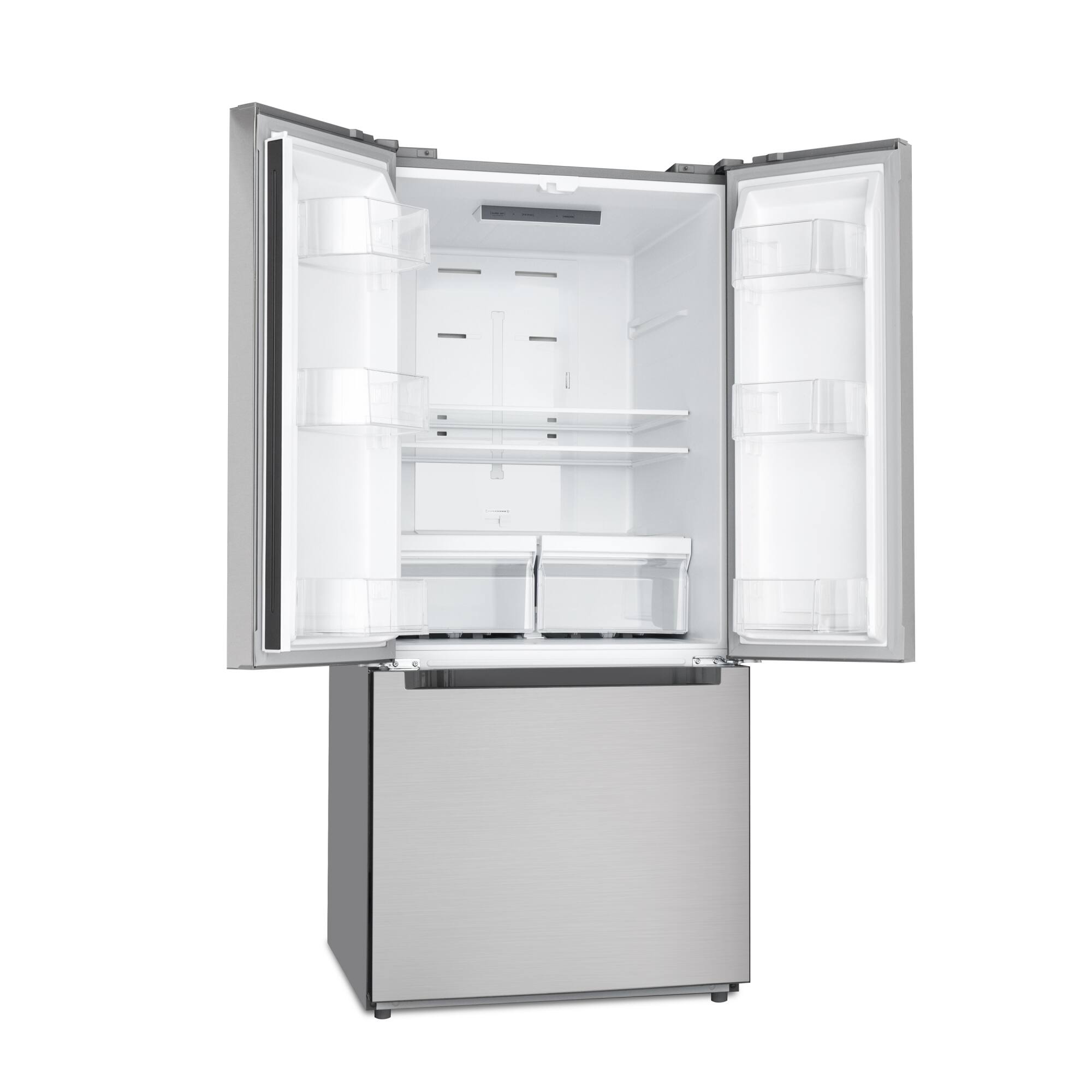Alt View 1. Koolmore - 18.5 cu. ft. Stainless-Steel French Door Refrigerator in Silver (KM-RERFDSS-18C) - Stainless-Steel.
