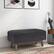 Left Zoom. Simpli Home - Owen Small Rectangular Storage Ottoman - Distressed Black.