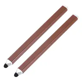 Unique Bargains - 2pcs High Sensitivity Universal Stylus Pens for Touch Screen Devices, Phone, Tablet, Laptop - Brown