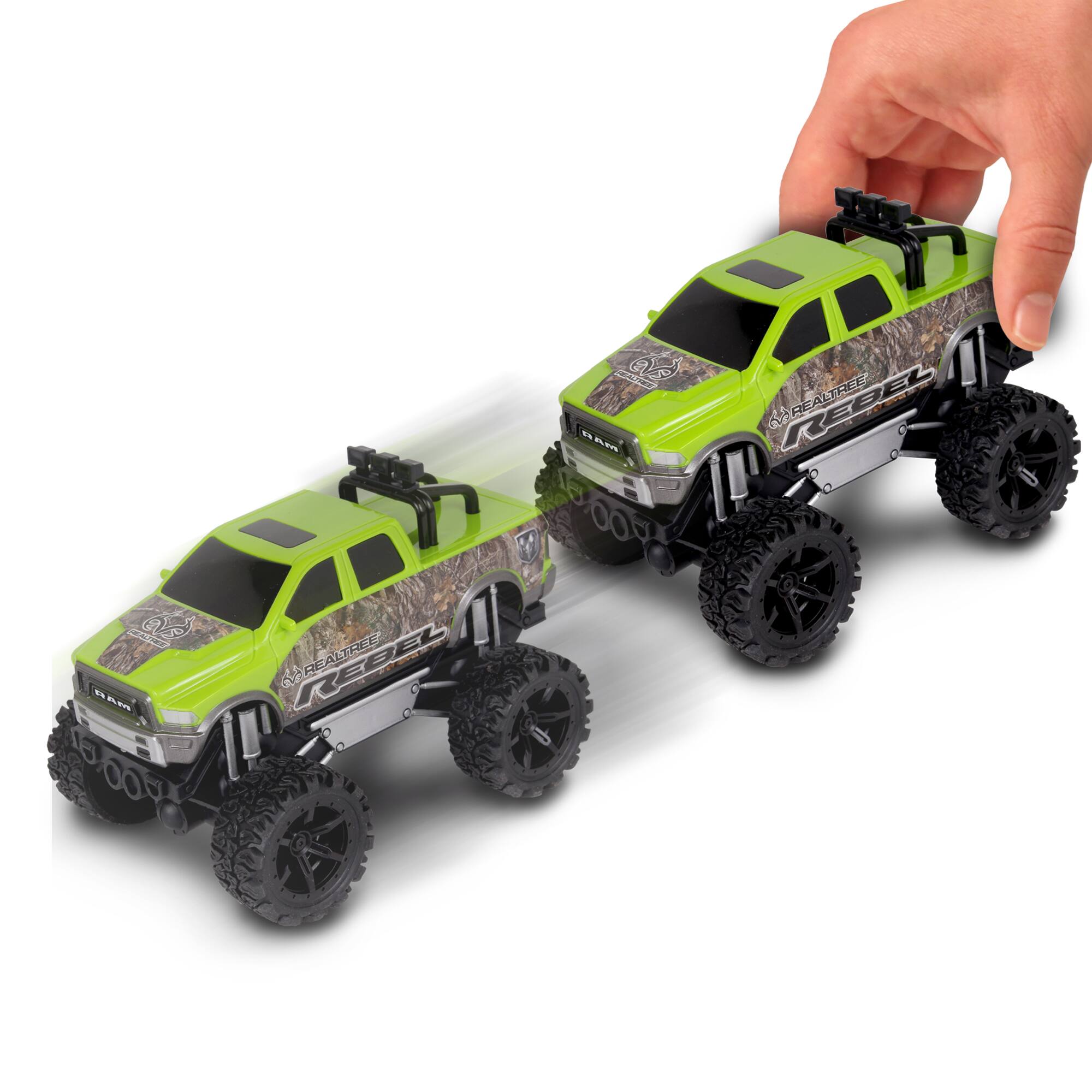 Best Buy NKOK RealTree Push & Go Ford F150 Raptor & RAM Rebel