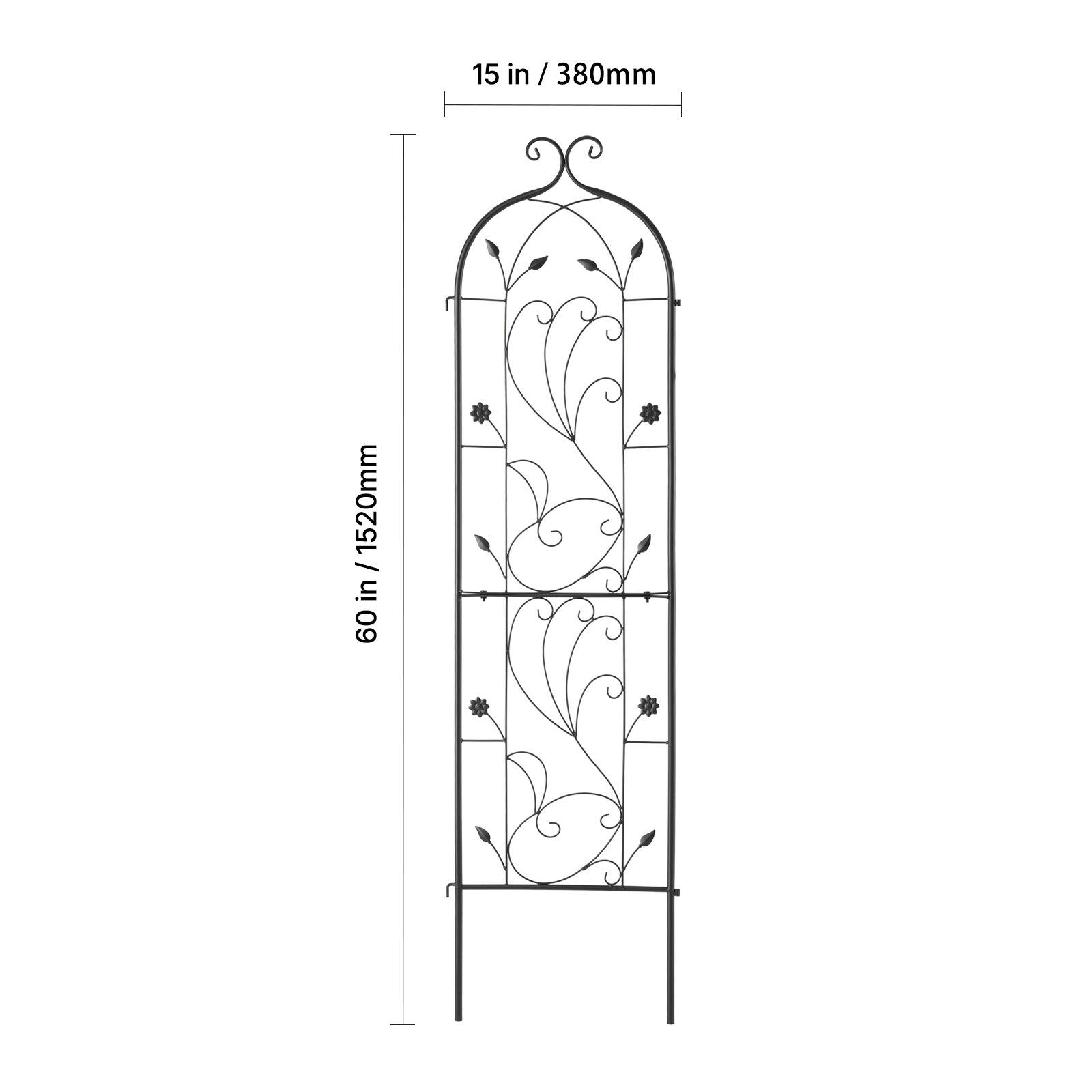 15 in / 380mm  
1520mm / 60 in