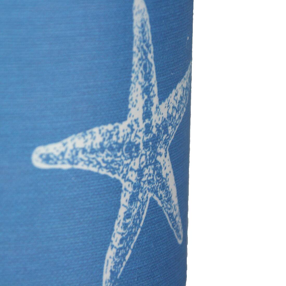 Alt View 2. Things2Die4 - Brushed Nickel Finish Table Lamp With Coastal Blue Starfish Shade - Blue.