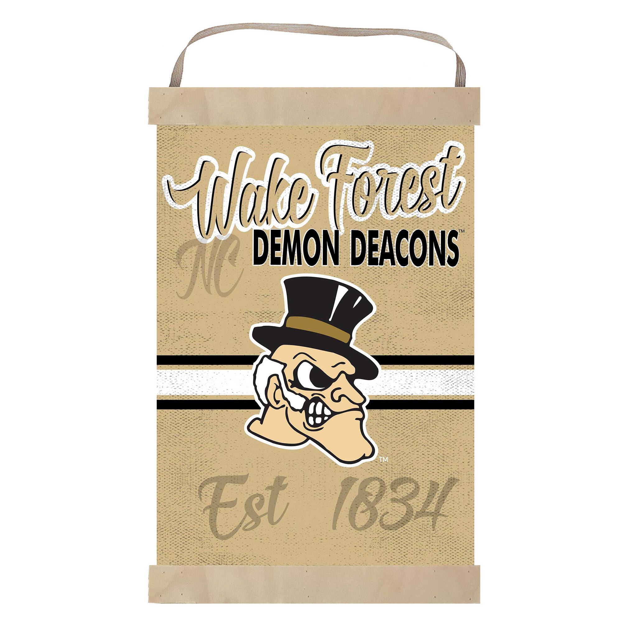 Wake Forest  
NC  
DEMON DEACONS  
Est 1834