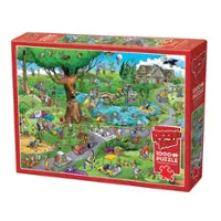 Outset Media - Outset Media: Cobble Hill DoodleTown: Par for the Course - 1000 Piece Puzzle - Front_Zoom