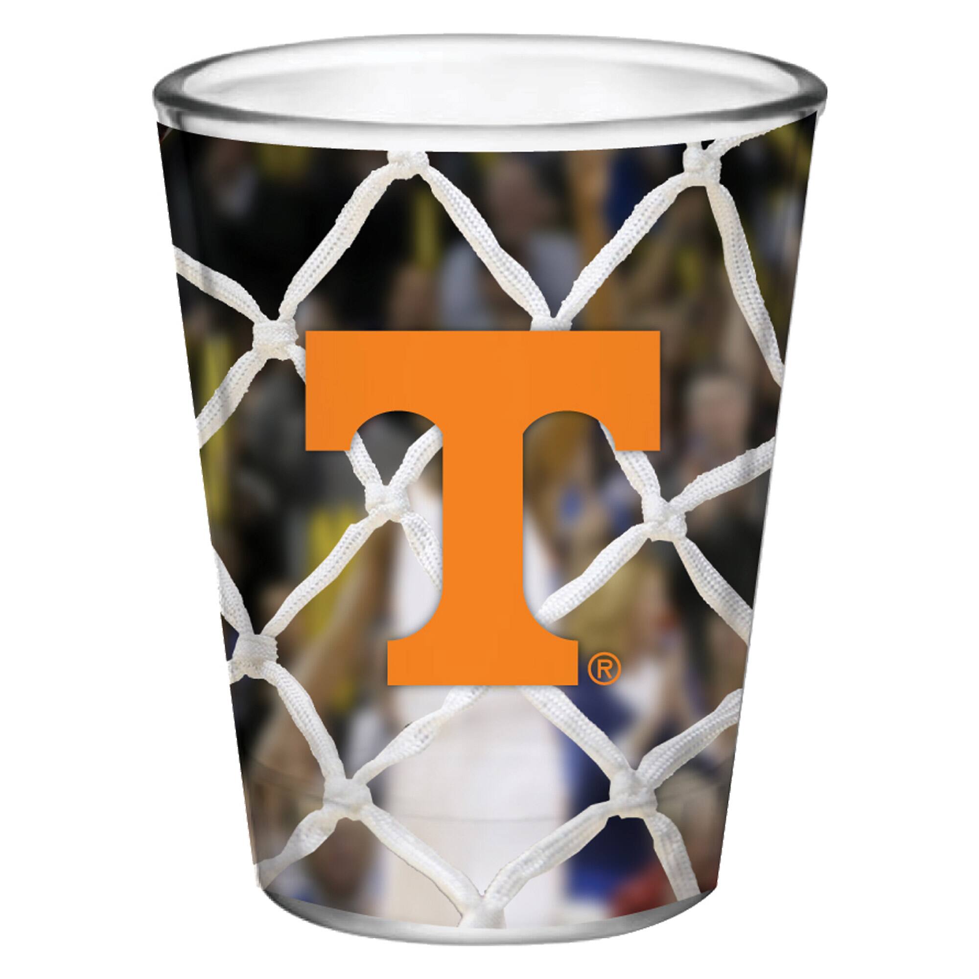 Alt View 1. Indigo Falls - Tennessee Volunteers 2oz. Basketball Collector Shot Glass - Multicolor.