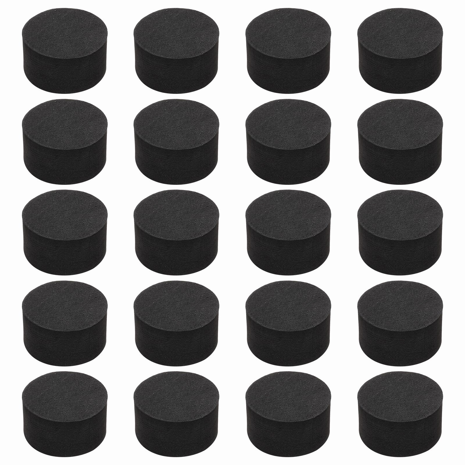 Unique Bargains - Single Sided Speaker Isolation Pads 35x20mm Round EVA Acoustic Foam Anti-Vibration Feet for Speaker Subwoofer, 32pcs - Black price history on PriceWatchPro