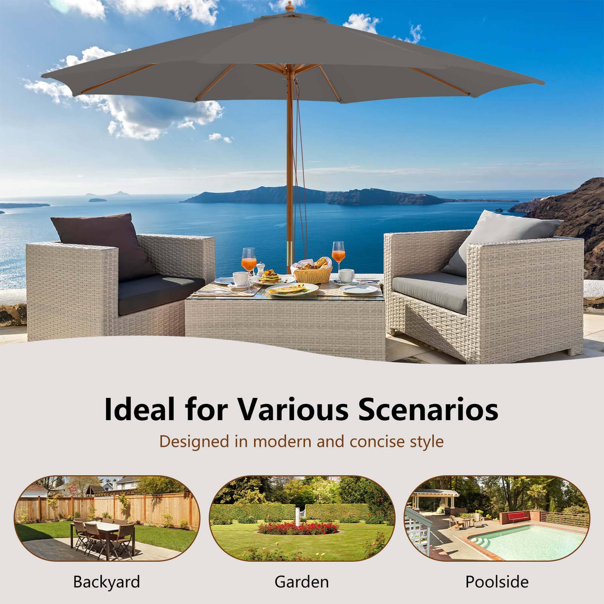 Ideal for Various Scenarios Designed in modern and concise style Backyard Garden Poolside