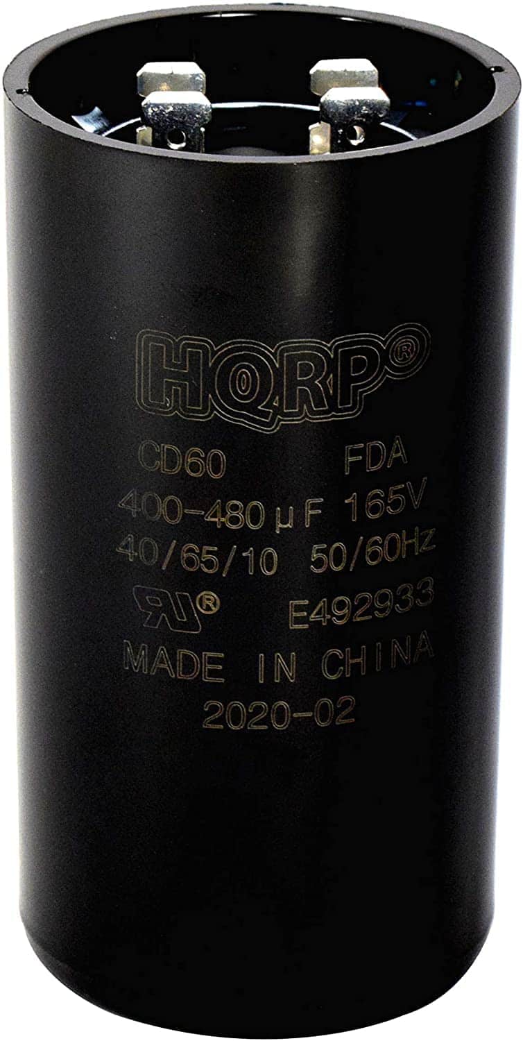 HQRP - 400-480 uF 165 V AC Motor Start Capacitor CD60 - HVAC blower compressor pump price history on PriceWatchPro