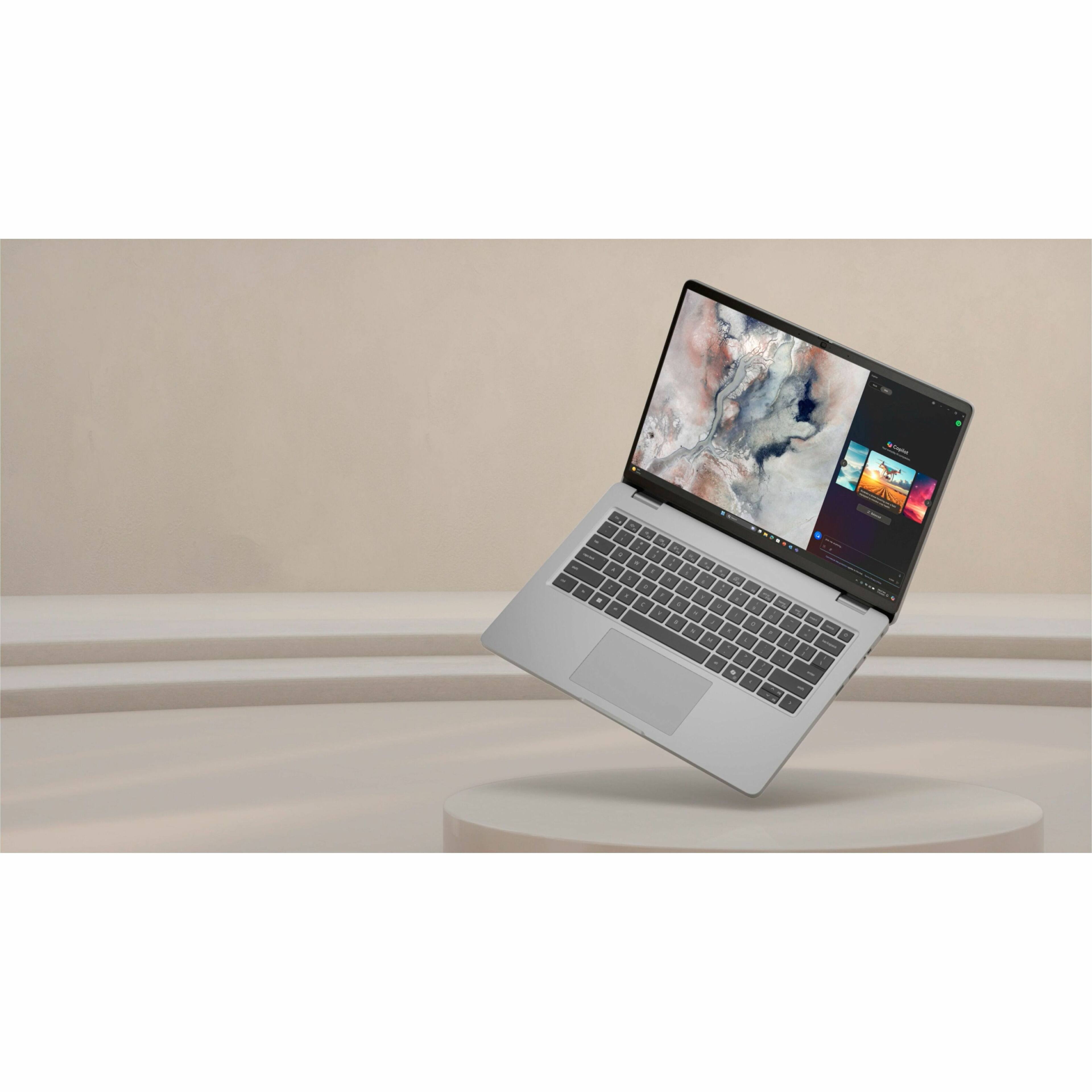 Alt View 21. Dell - Pro 16 16" IPS LCD 1920 x 1200 (Full HD Plus) Laptop - Intel Core Ultra 5 with 16GB Memory - 512 GB SSD - Platinum Silver, Silver.