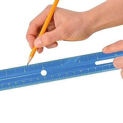 Alt View 1. Westcott - Westcott 12" Plastic Standard Ruler, Assorted Colors, Each (10526-001) - Assorted Colors.