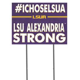 Jardine - LSUA Generals 18'' x 24'' I Chose Lawn Sign - Purple