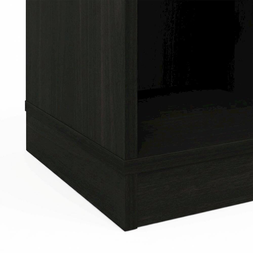 Alt View 2. FurniFact - Irregular 3-Cube Bookcase with Espresso Finish - Espresso.