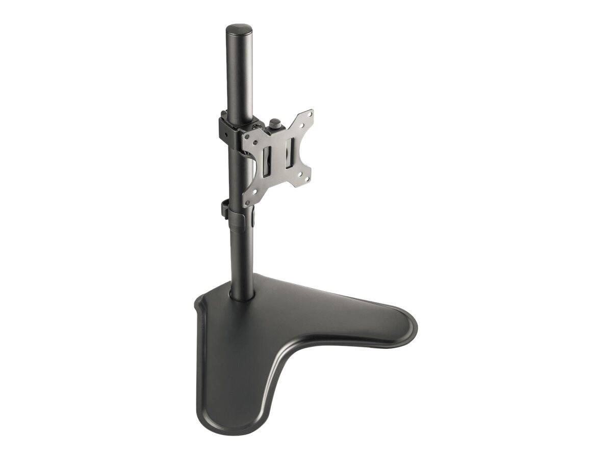 Front. SIIG - Height Adjustable Single Monitor Desk Stand for 13 to 32" - Black.