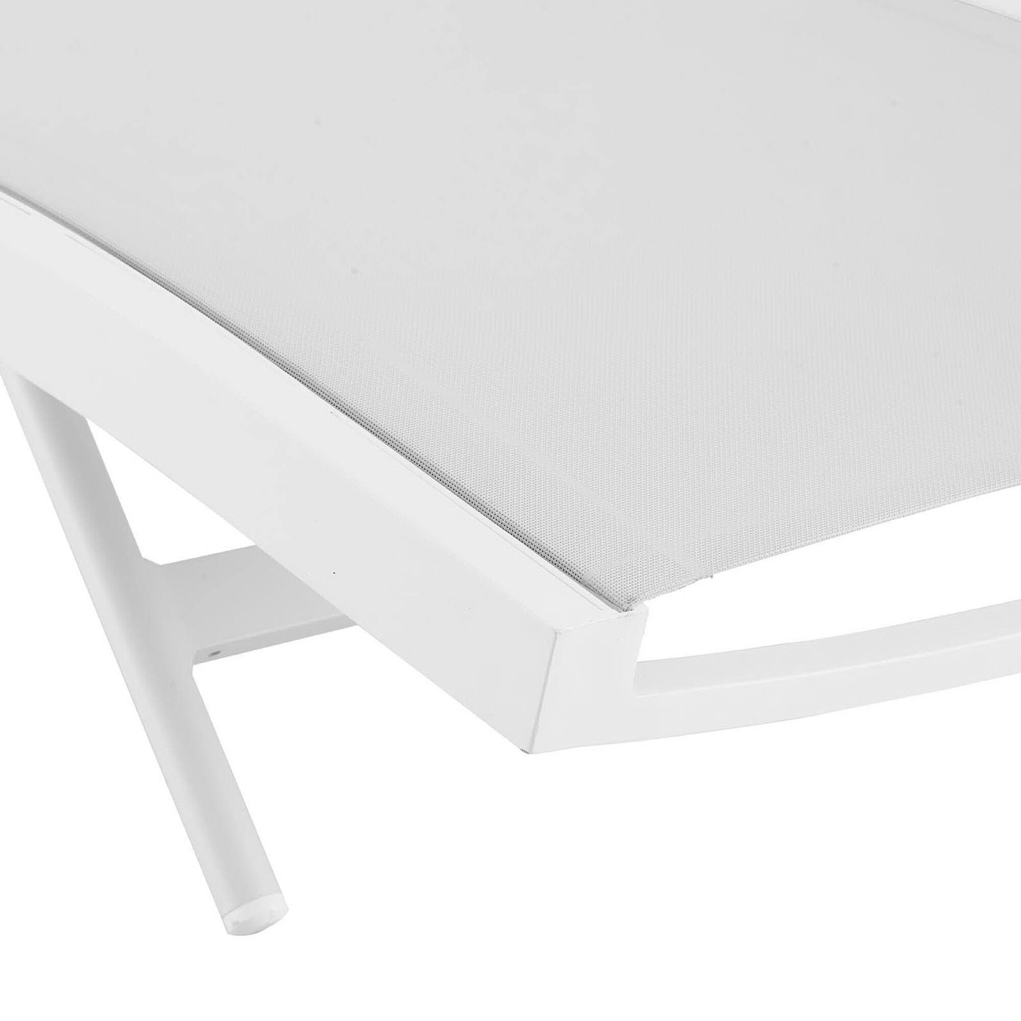 Alt View 3. Modway - Glimpse Outdoor Patio Mesh Chaise Lounge Chair by Modway - White White.