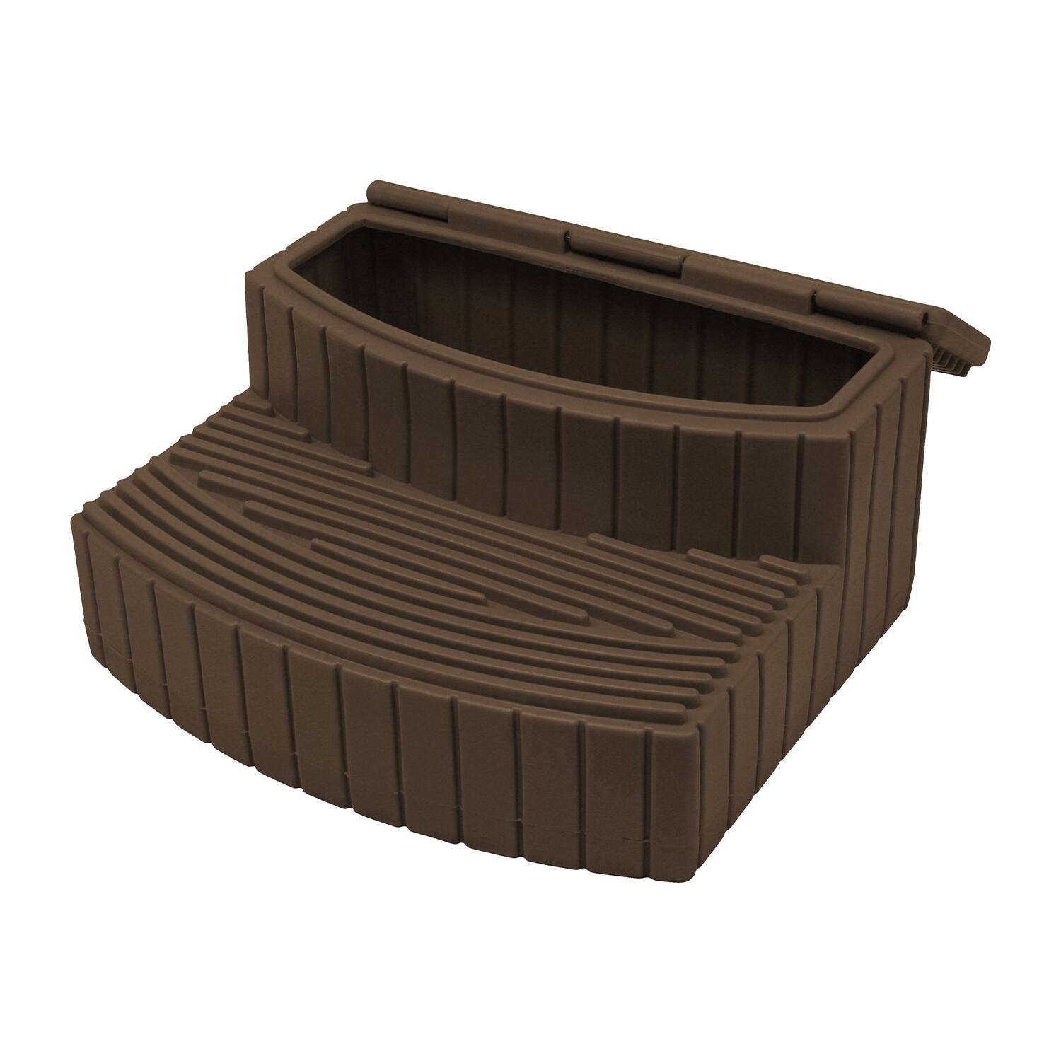 Alt View 1. Good Ideas - Good Ideas Stora Step Lightweight Plastic Outdoor & Indoor Storage Step, Oak - Oak.
