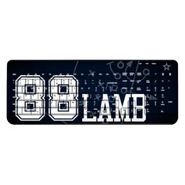 Keyscaper - CeeDee Lamb Dallas Cowboys Wireless Keyboard - Black